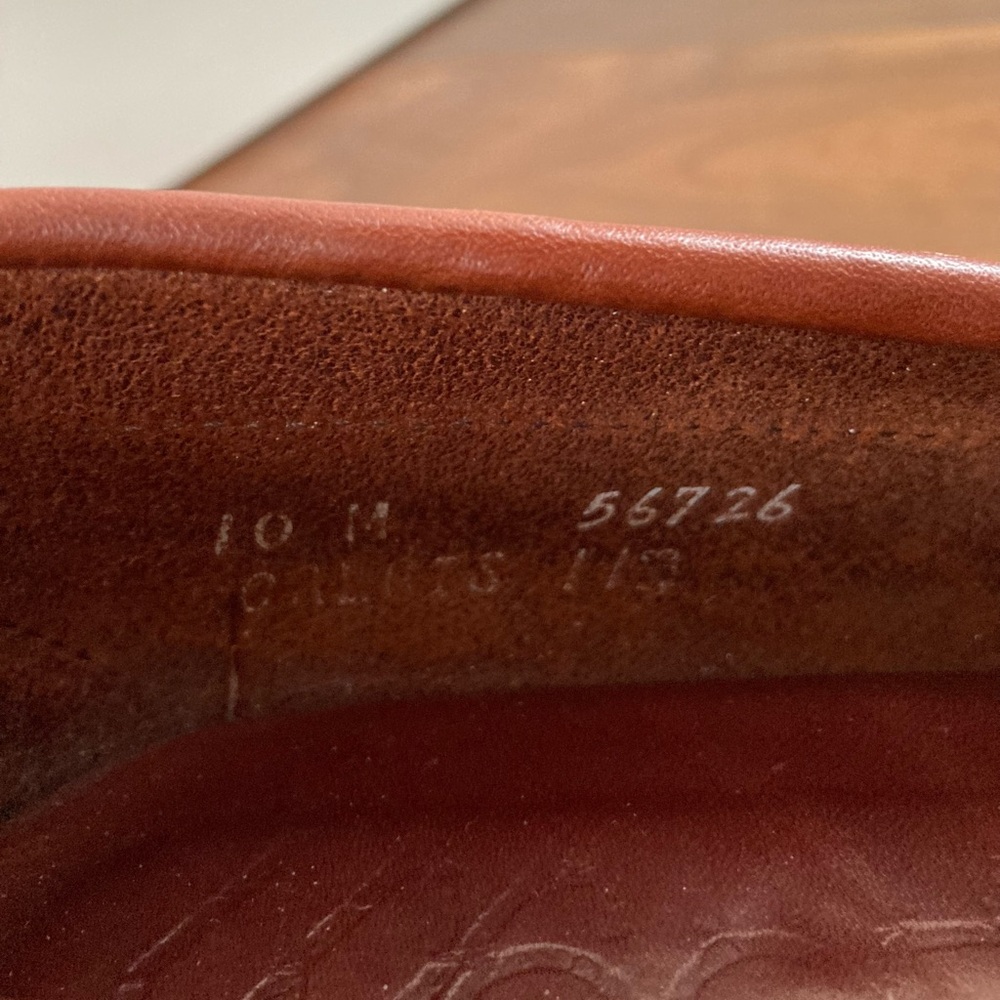 Maine Woods Heeled Leather Moccasins 10 Narrow - Picture 5 of 8